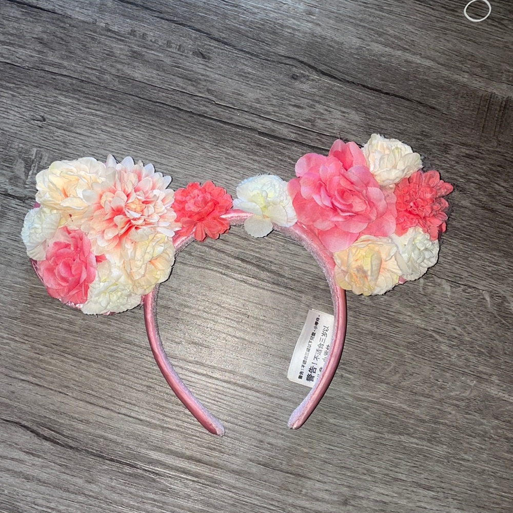 Floral Minnie headband